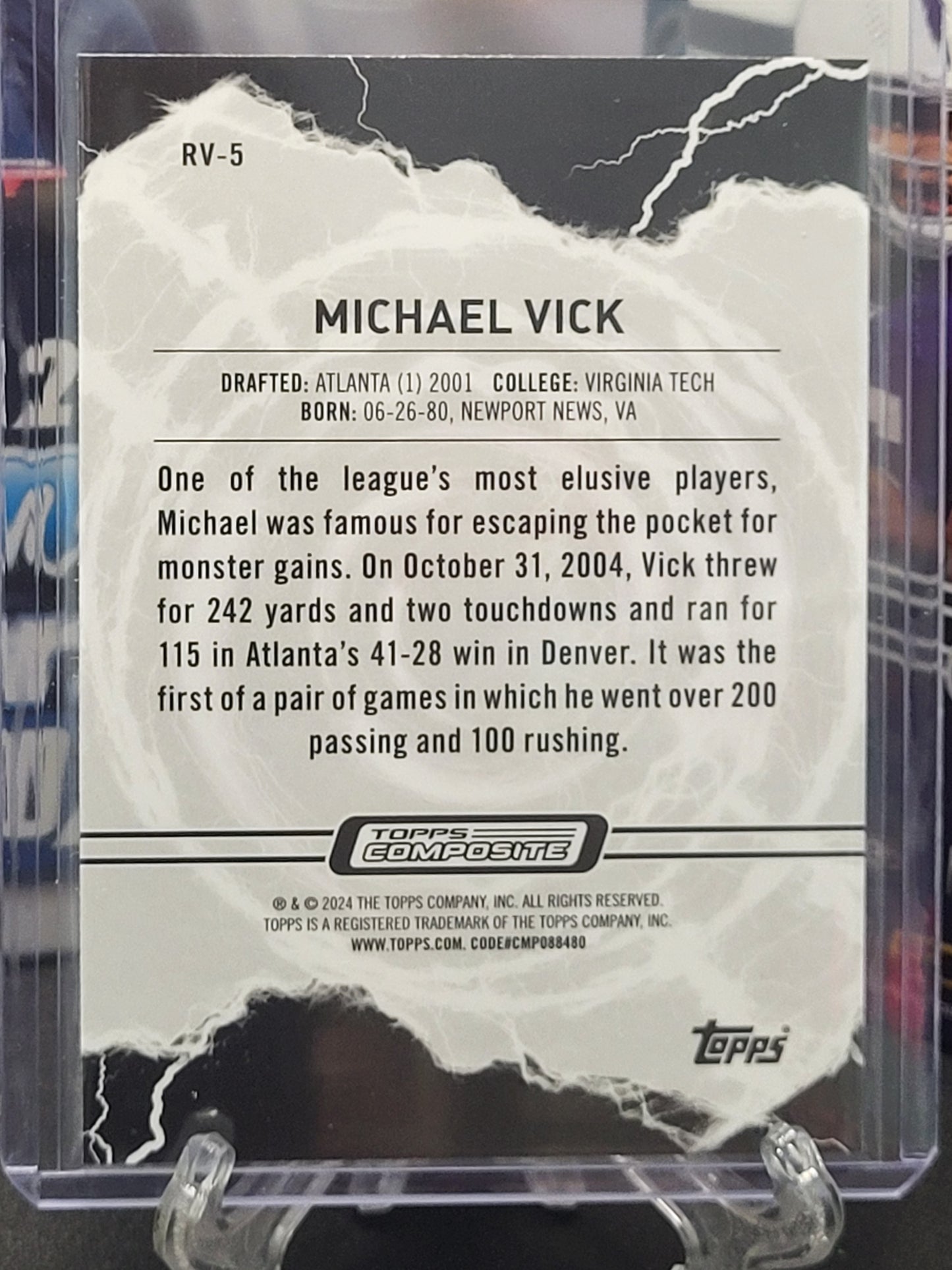 2023 Topps Composite Resurgence Voltaic 5 Michael Vick