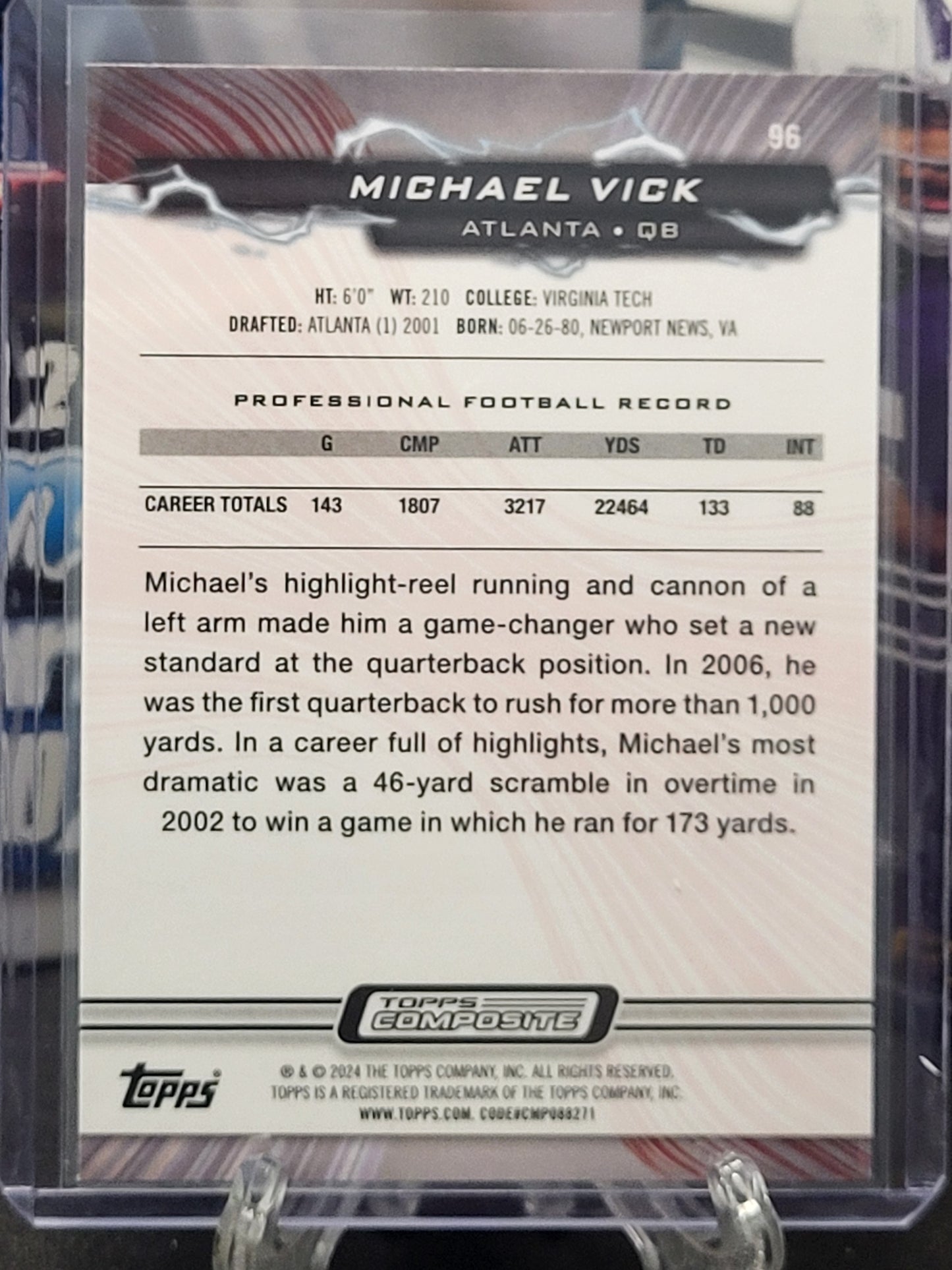 2023 Topps Composite Resurgence 96 Michael Vick