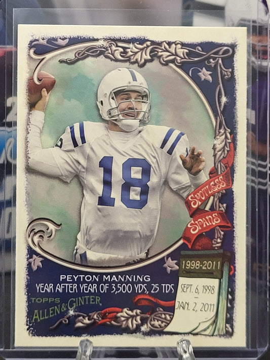 2023 Topps Composite Allen & Ginter Spotless Span 7 Peyton Manning