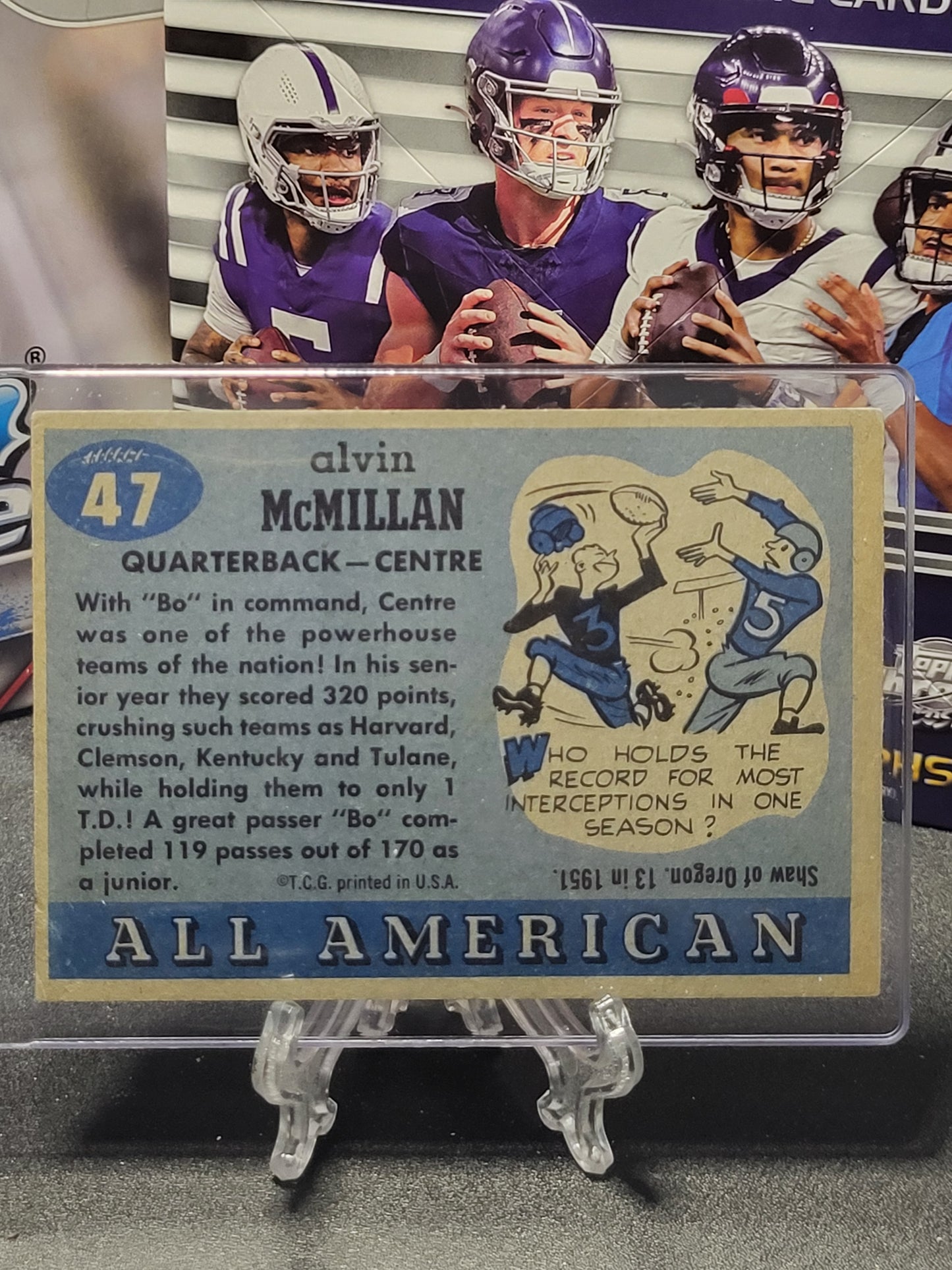 1955 Topps All American 47 "Bo" McMillan