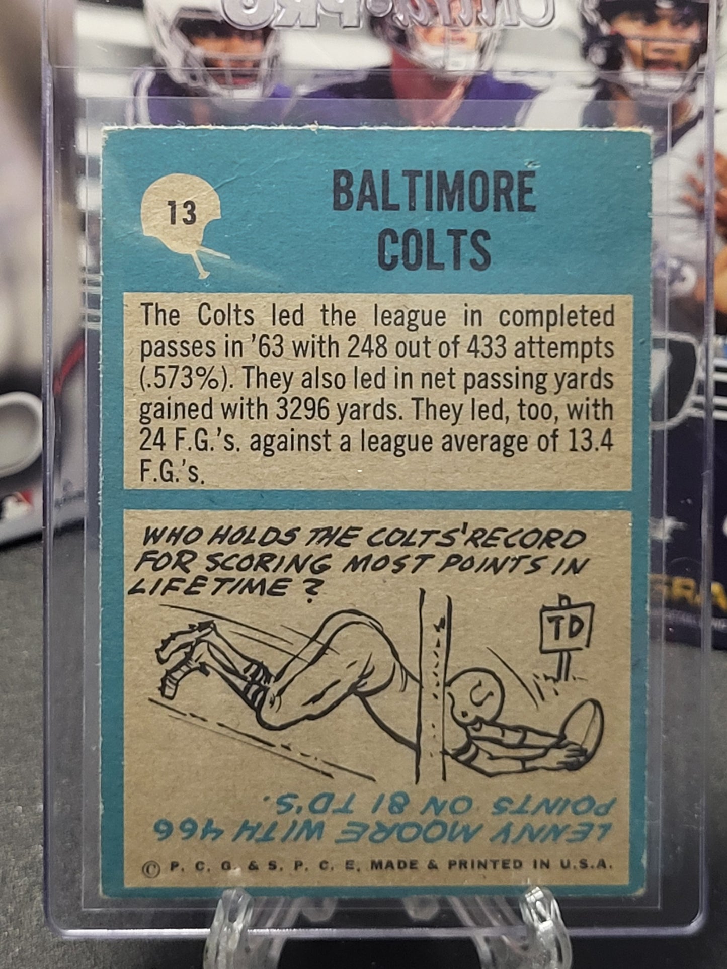 1964 Philadelphia 13 Baltimore Colts