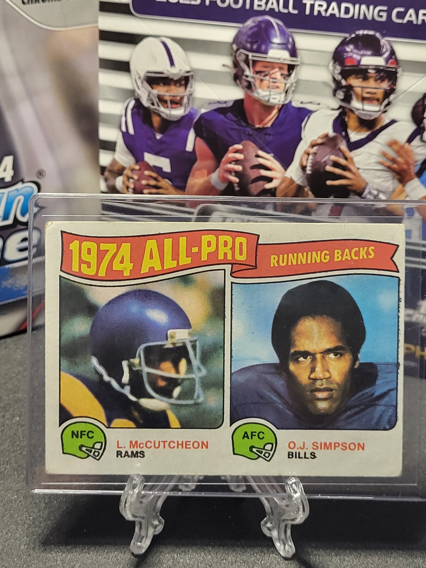 1975 Topps 209 All Pro Running Backs Lawrence McCutcheon/O.J. Simpson