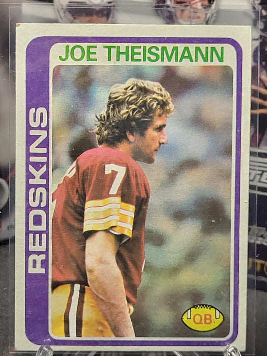 1978 Topps 416 Joe Theismann