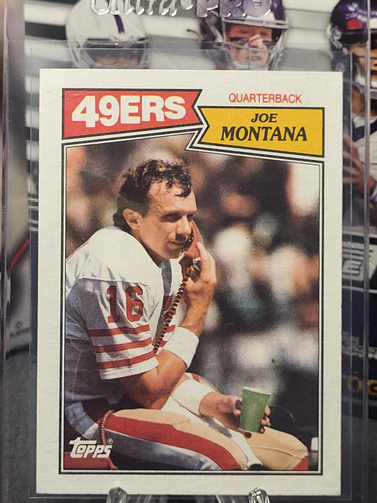 1987 Topps 112 Joe Montana