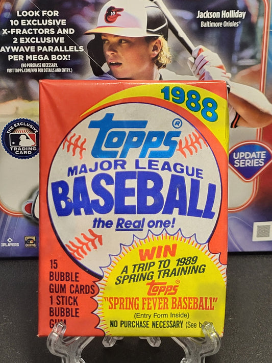 1988 Topps Baseball Wax Pack