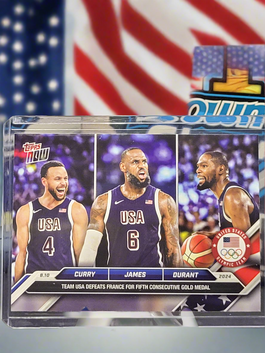 2024 Topps Now Team USA 26 Curry/James/Durant