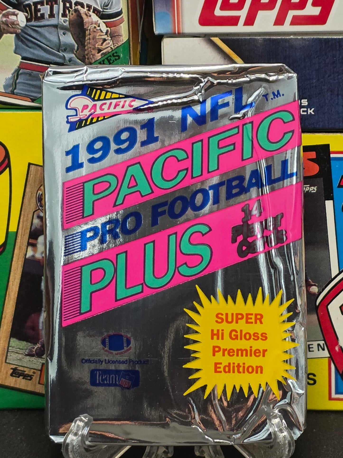 1991 Pacific Plus Football Pack (14 cards)