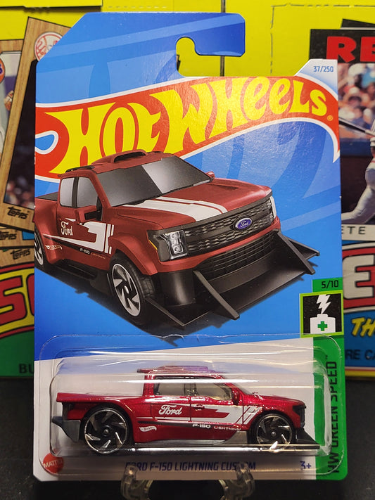 2024 Hot Wheels 37/250 Ford F-150 Lightning Custom (HW Green Speed)