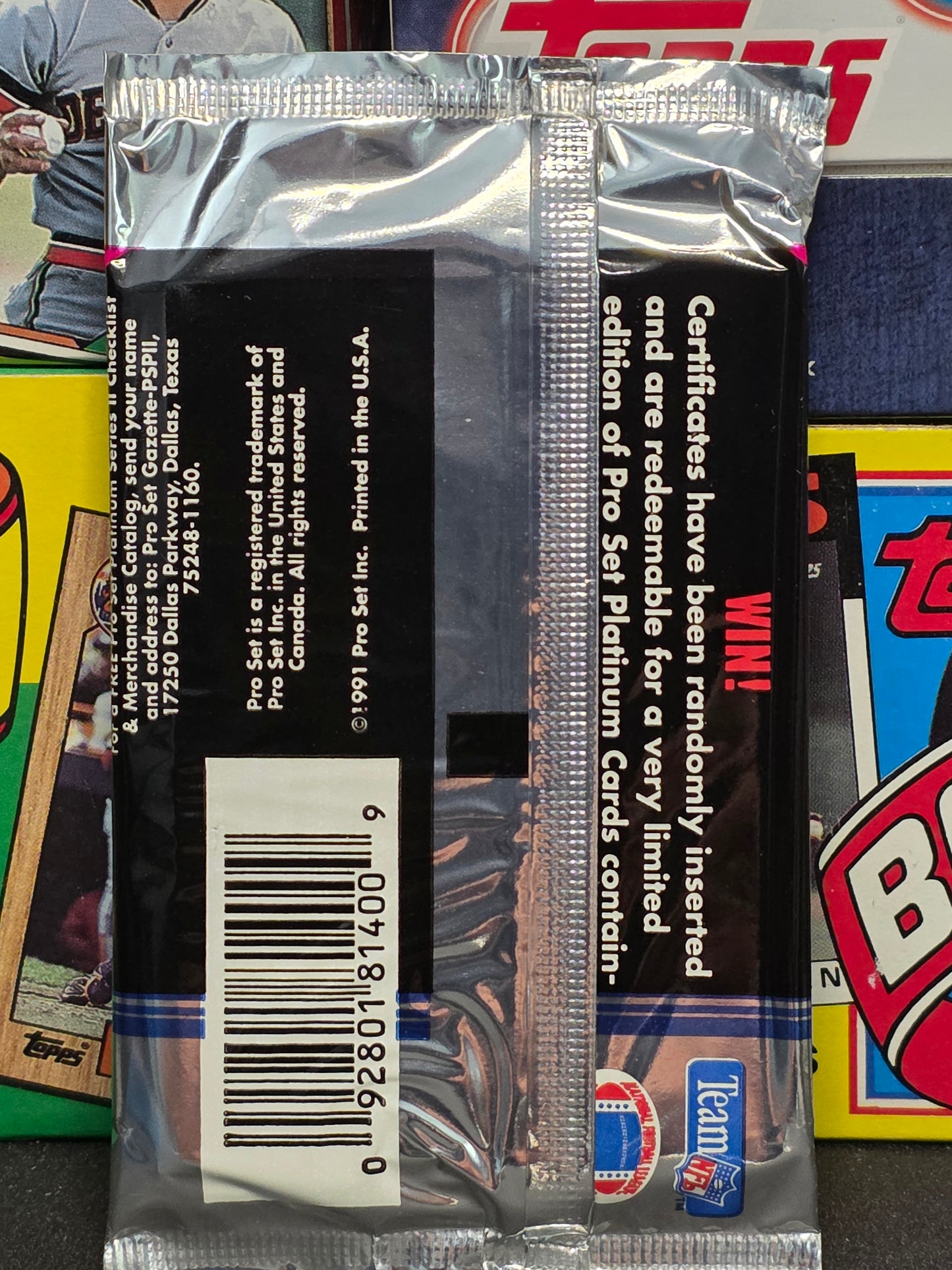 1991 Pro Set Platinum Football Series 2 (12 cards)