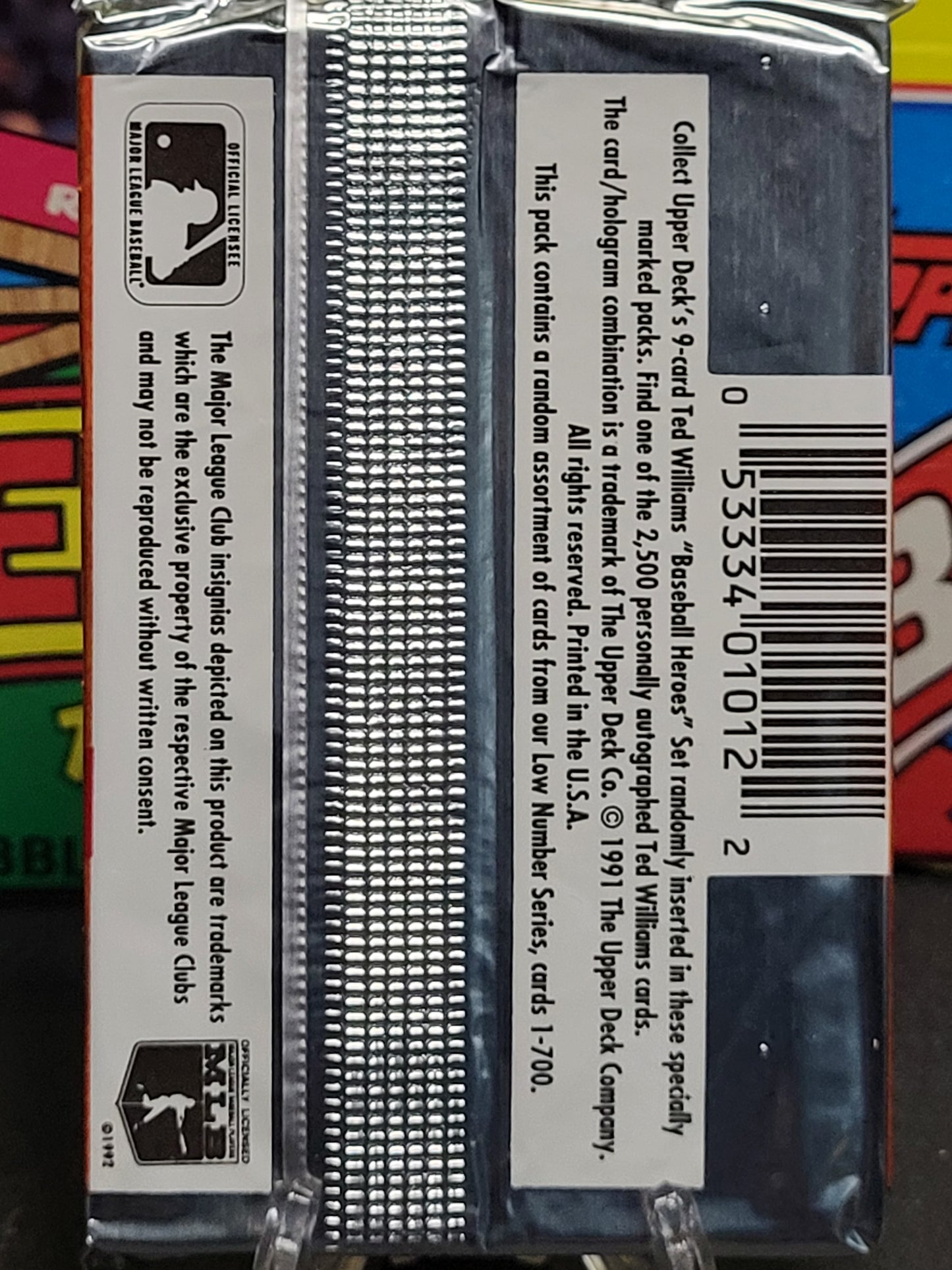 1992 Upper Deck Baseball Pack (15 cards)