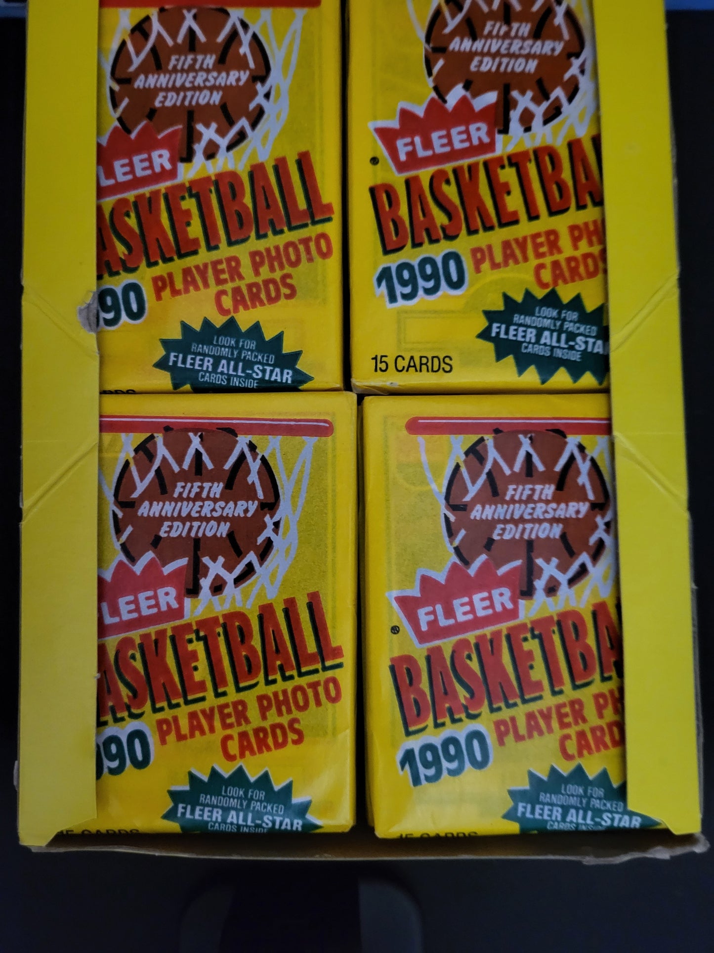 1990 Fleer Basketball Wax Pack