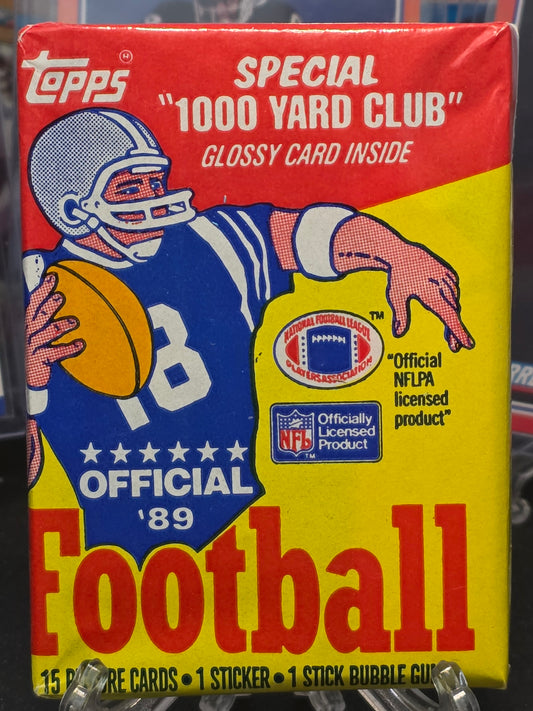 1989 Topps Football Wax Pack (15 cards)