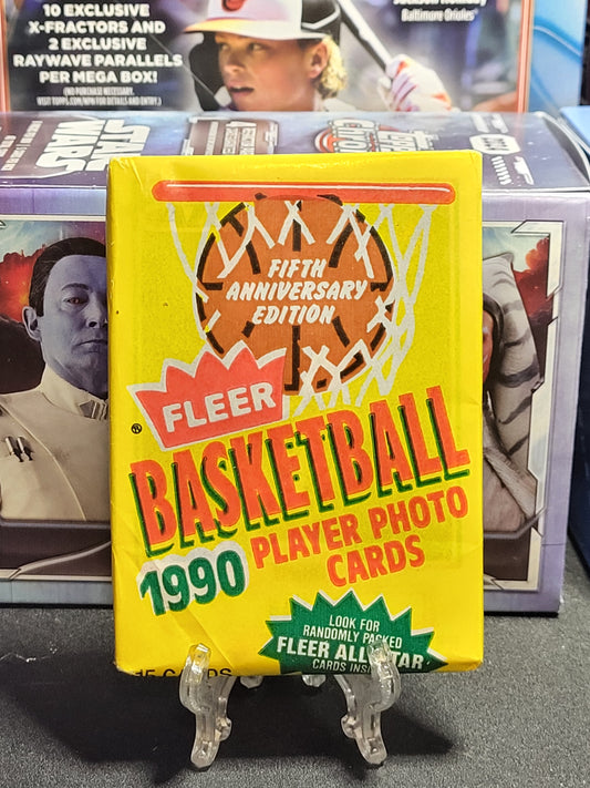 1990 Fleer Basketball Wax Pack