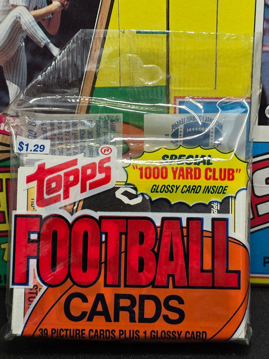 1988 Topps Football Jumbo Cello Pack (40 cards) (Dwight Stone on top)