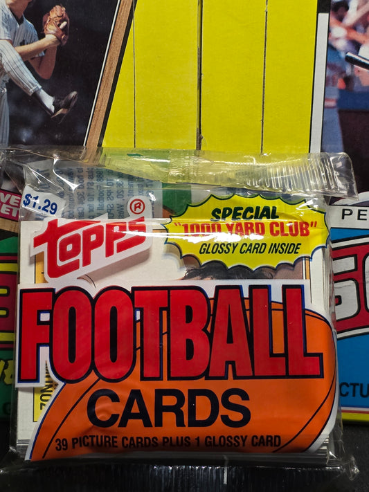 1988 Topps Football Jumbo Cello Pack (40 cards) (Anthony Munoz on top)