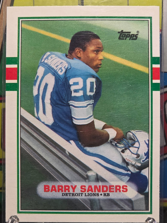 1989 Topps Traded 83T Barry Sanders Rookie Card
