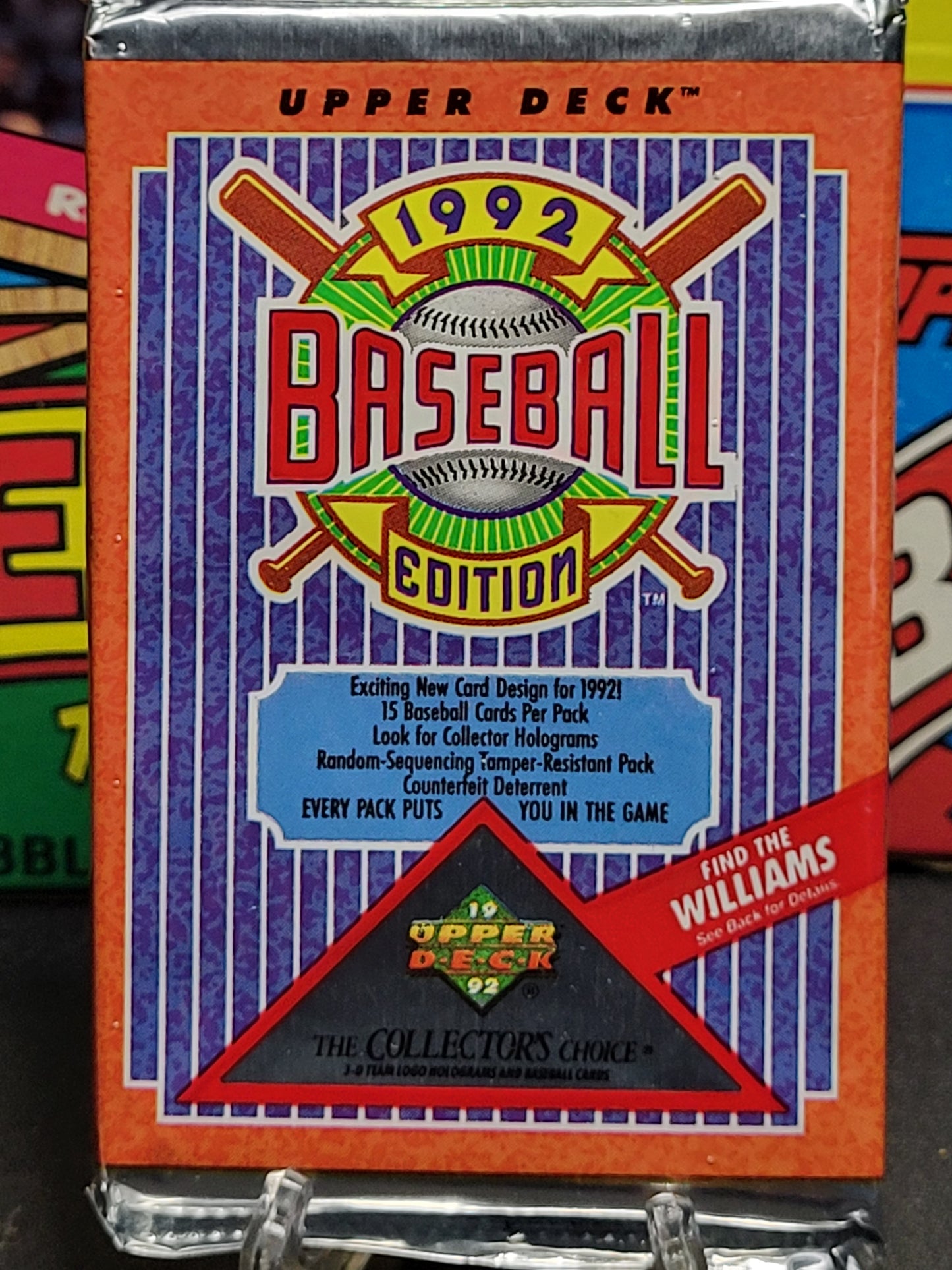 1992 Upper Deck Baseball Pack (15 cards)