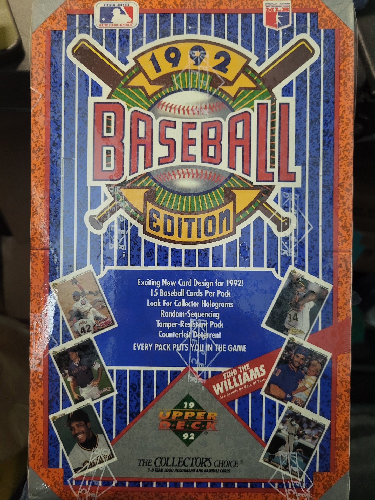 1992 Upper Deck Baseball Pack (15 cards)