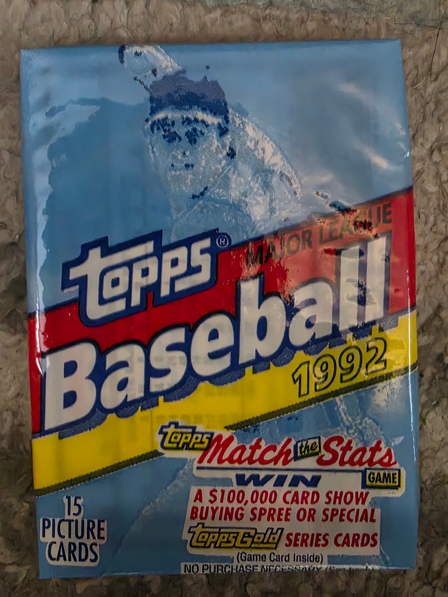 1992 Topps Baseball Pack (15 cards)