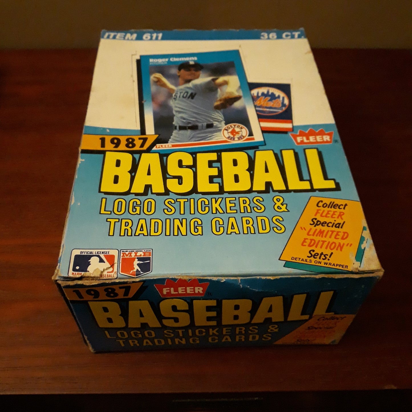 1987 Fleer Baseball Wax Box