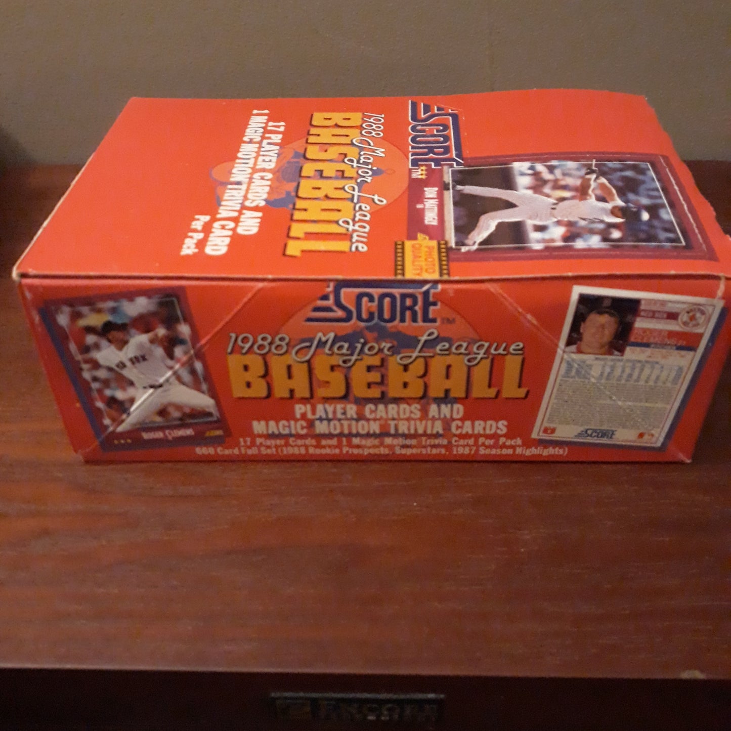 1988 Score Baseball Wax Box