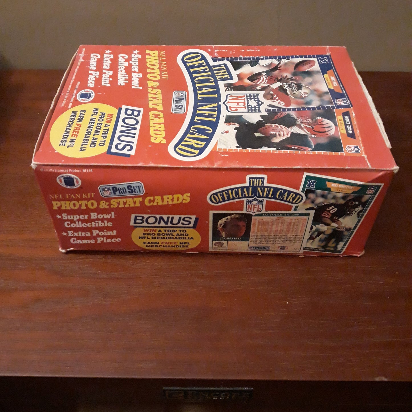 1989 Pro Set Series 1 Football Wax Box