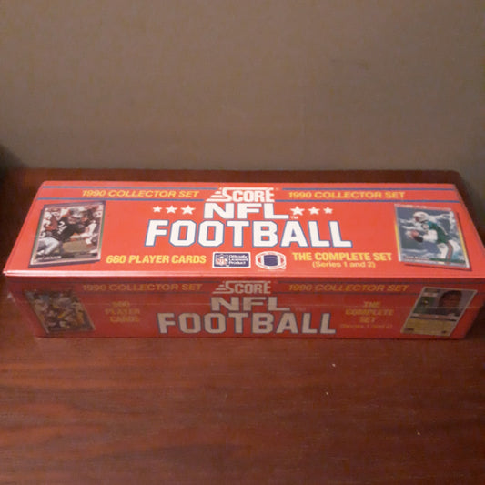 1990 Score Football Complete Sets Factory Sealed