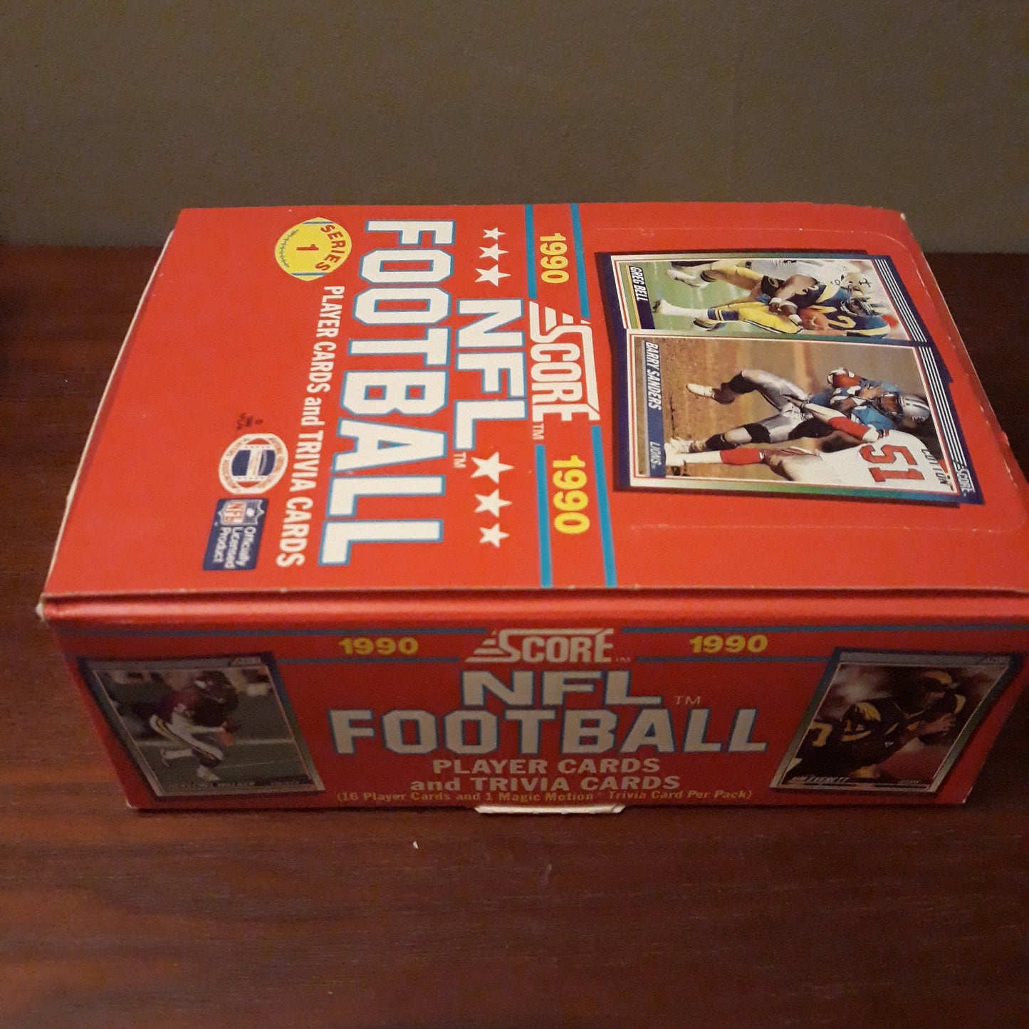 1990 Score Football Series 1 Wax Box