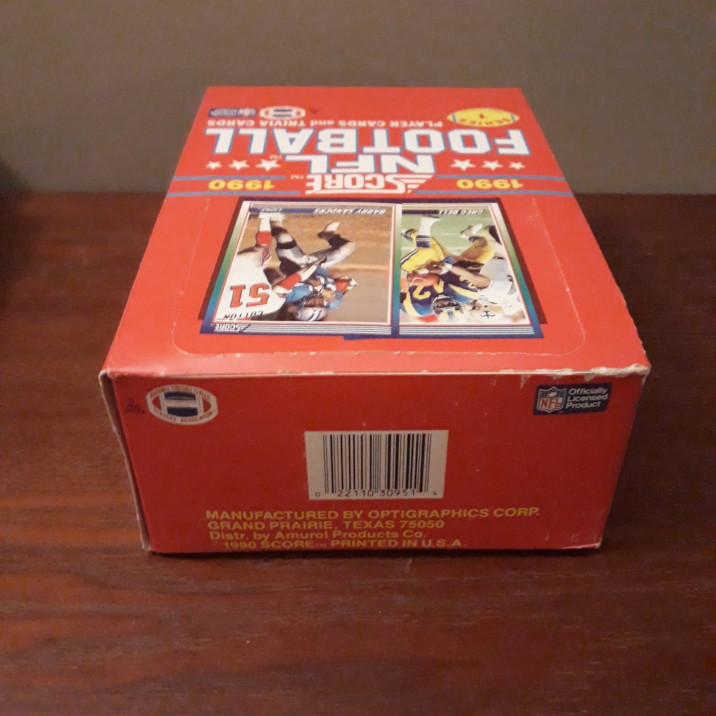 1990 Score Football Series 1 Wax Box