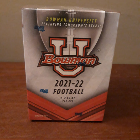 2021-22 Bowman University Football Blaster Box