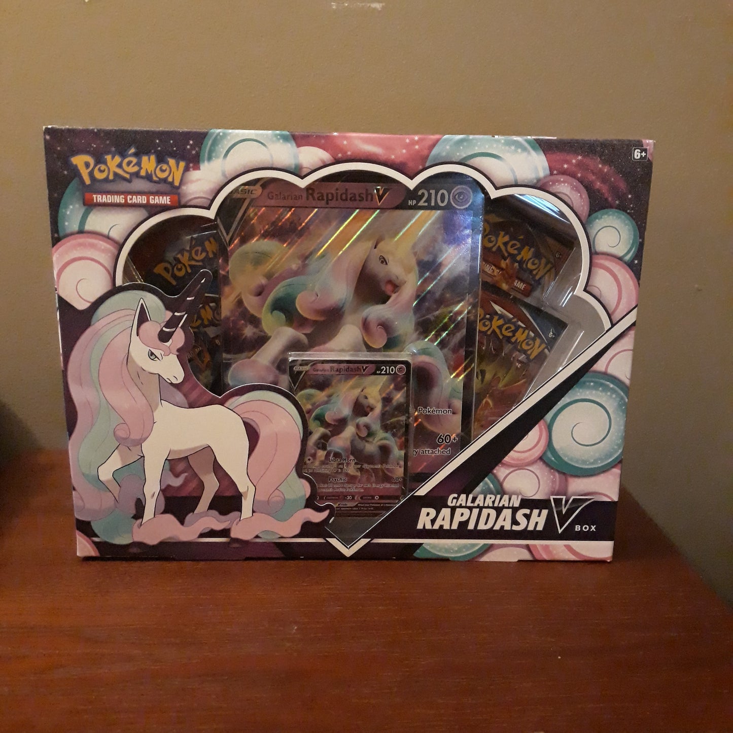 Pokemon TCG: Galarian Rapidash V Box