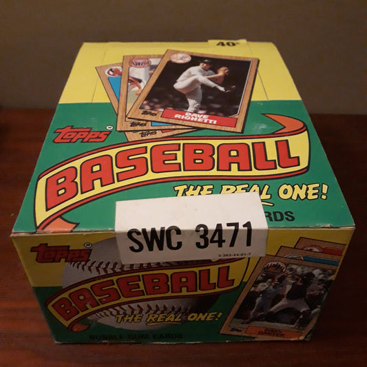 1987 Topps Baseball Wax Box