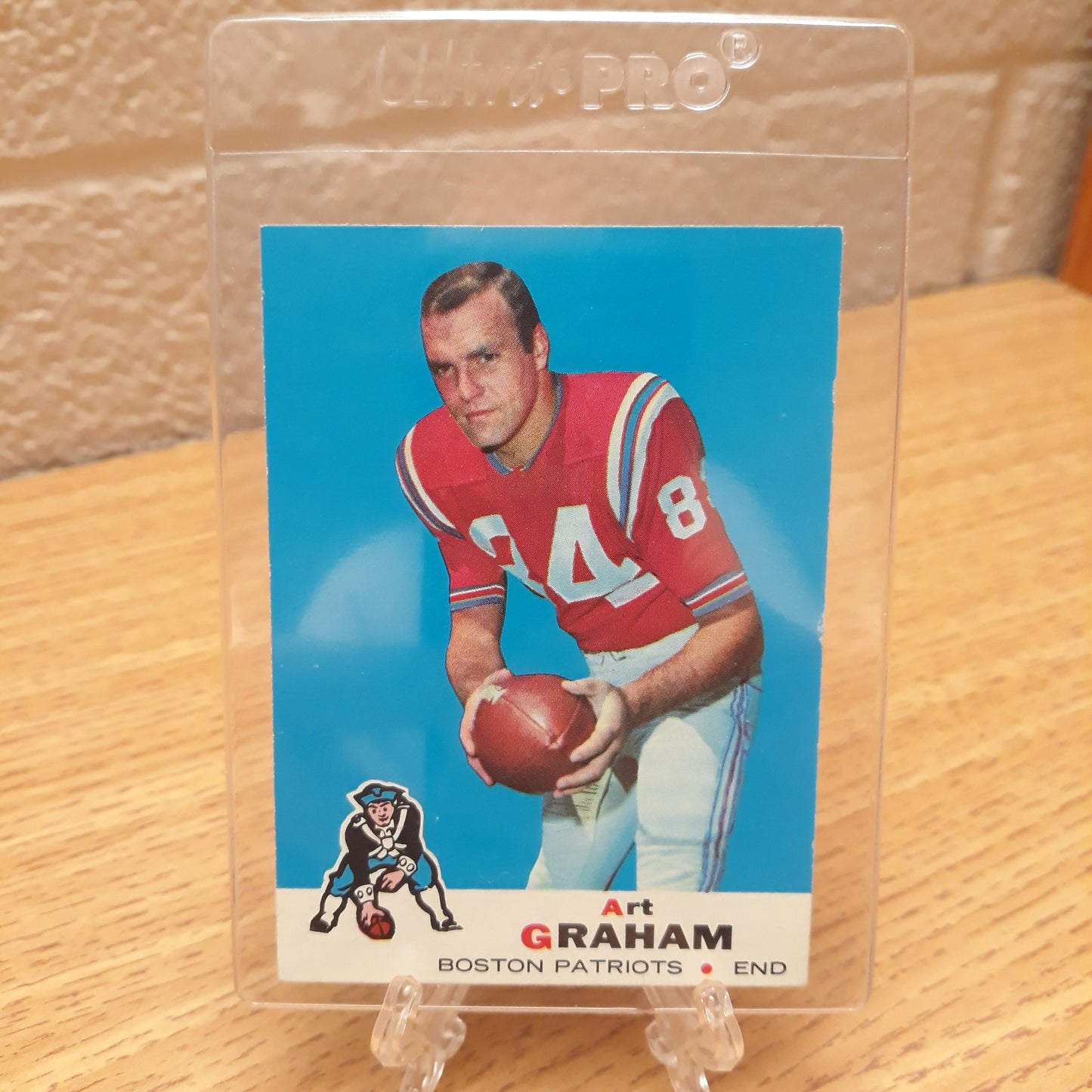 1969 Topps Football Art Graham #39