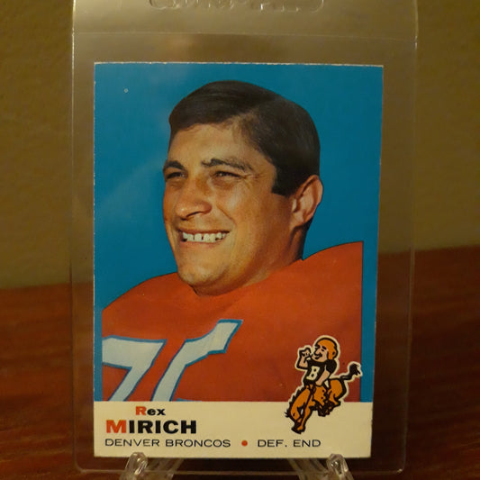 1969 Topps Football #49 Rex Mirich