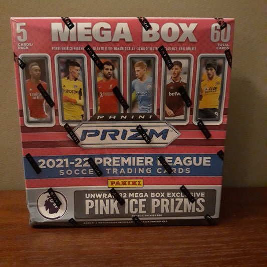 2021-22 Prizm Premier League Soccer Cards Mega Box