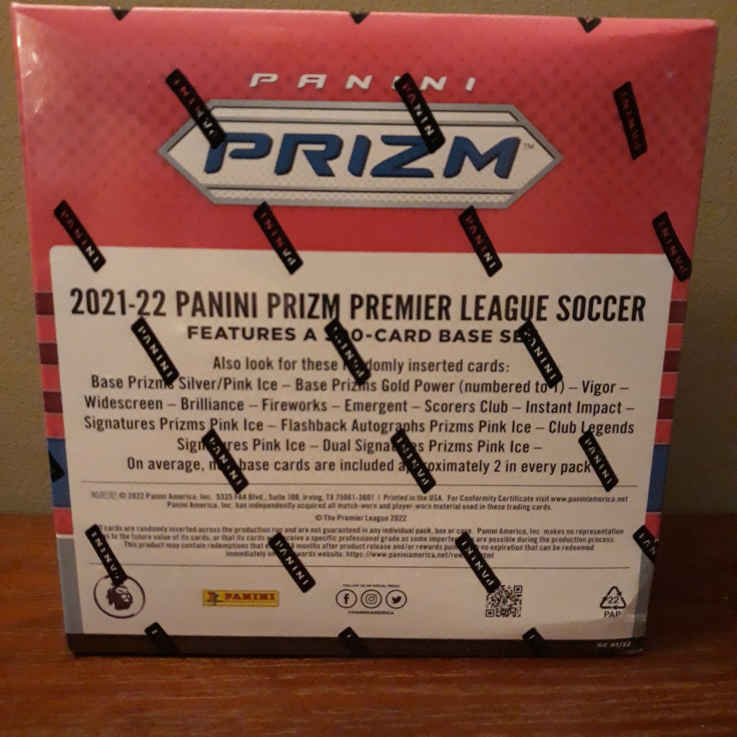 2021-22 Prizm Premier League Soccer Cards Mega Box