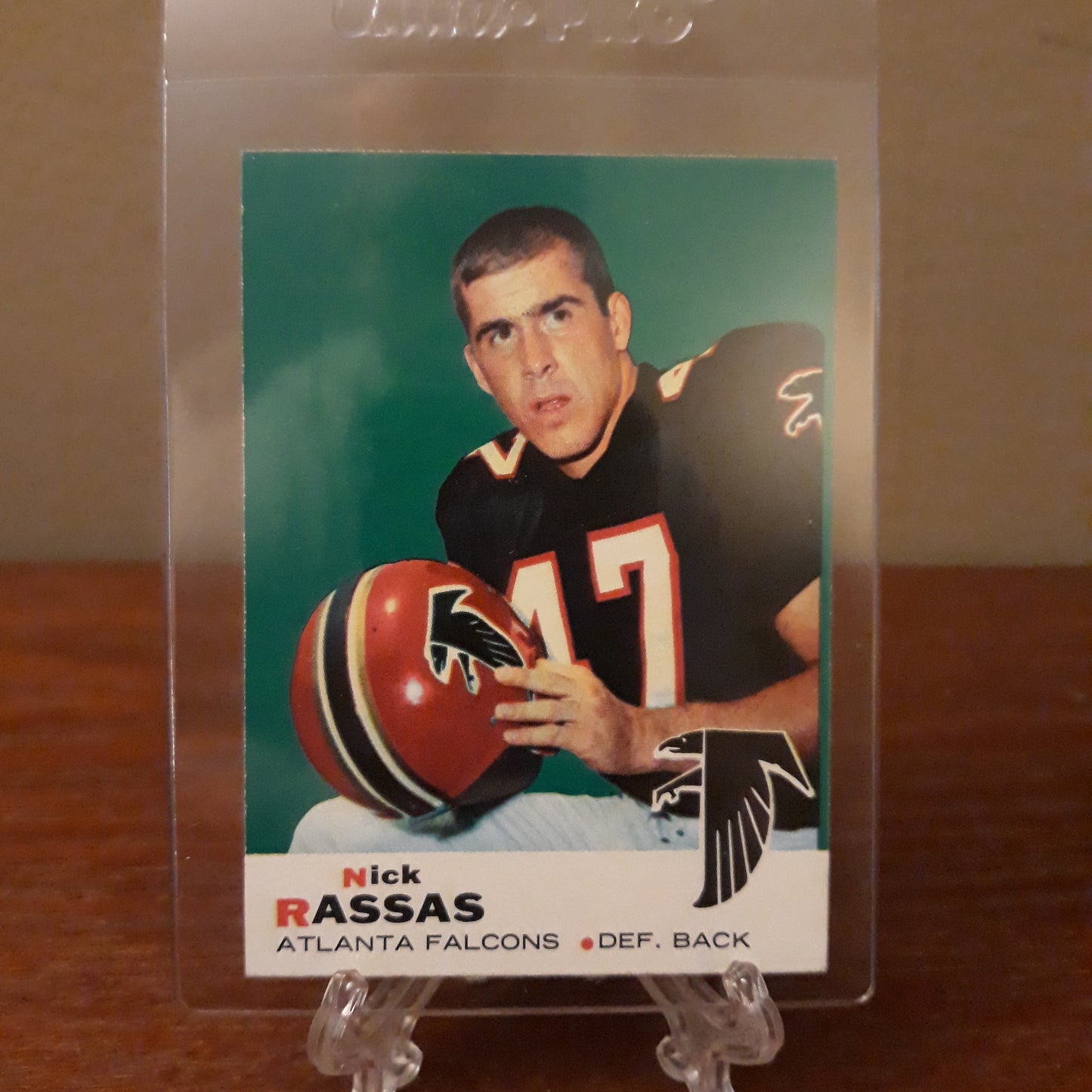 1969 Topps Football Nick Rassas #71