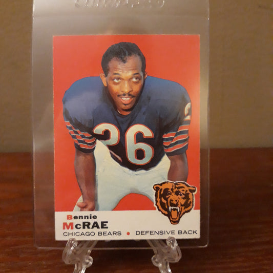 1969 Topps Football Bennie McRae #73