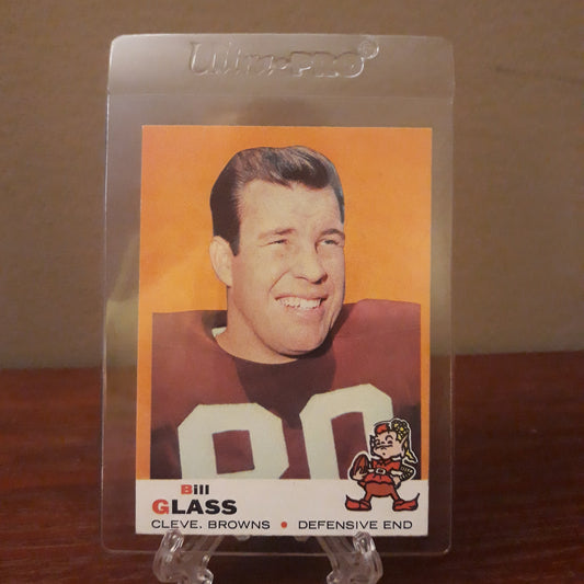 1969 Topps Football Bill Glass #74