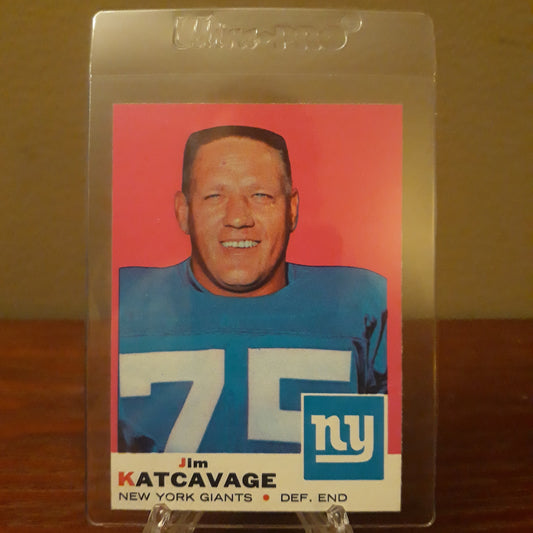 1969 Topps Football Jim Katcavage #84