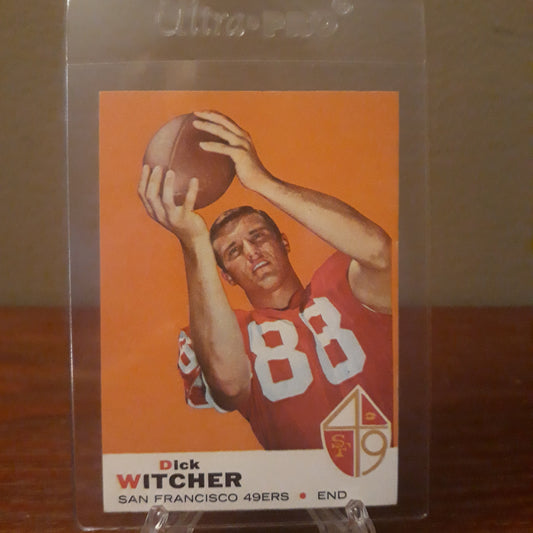 1969 Topps Football Dick Witcher #91