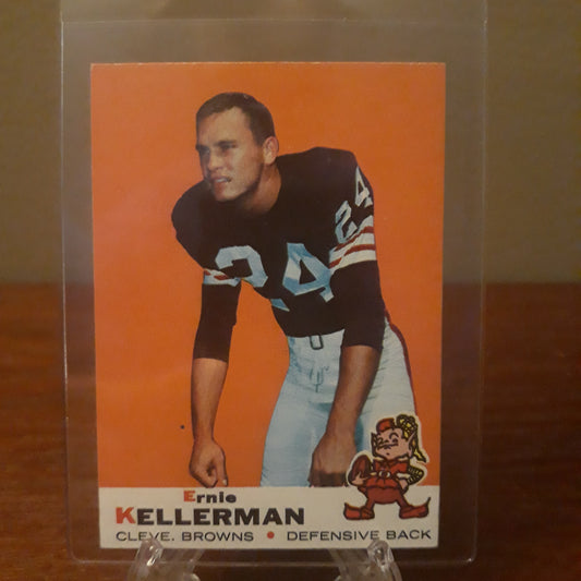 1969 Topps Football Ernie Kellerman #96