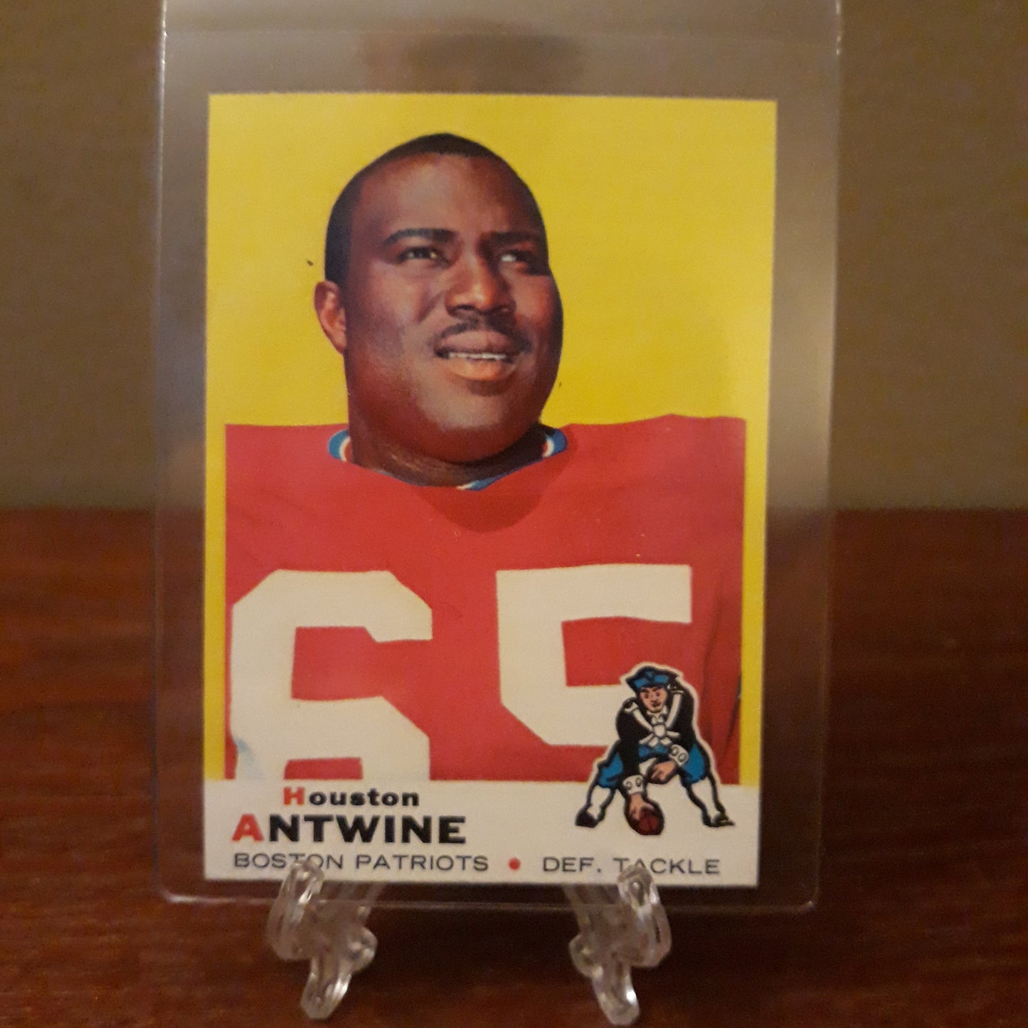 1969 Topps Football Houston Antwine #108