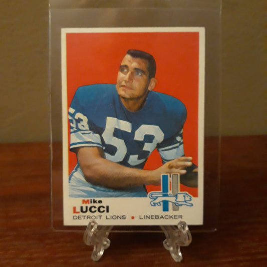 1969 Topps Football Mike Lucci #167