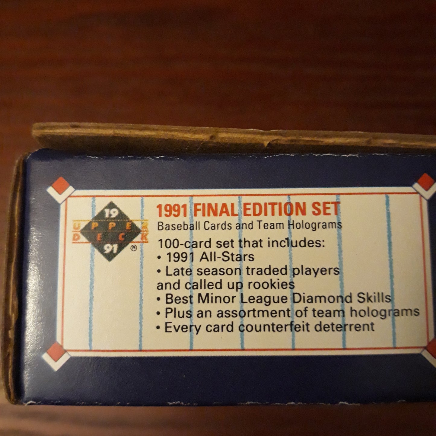 1991 Upper Deck Baseball Final Edition