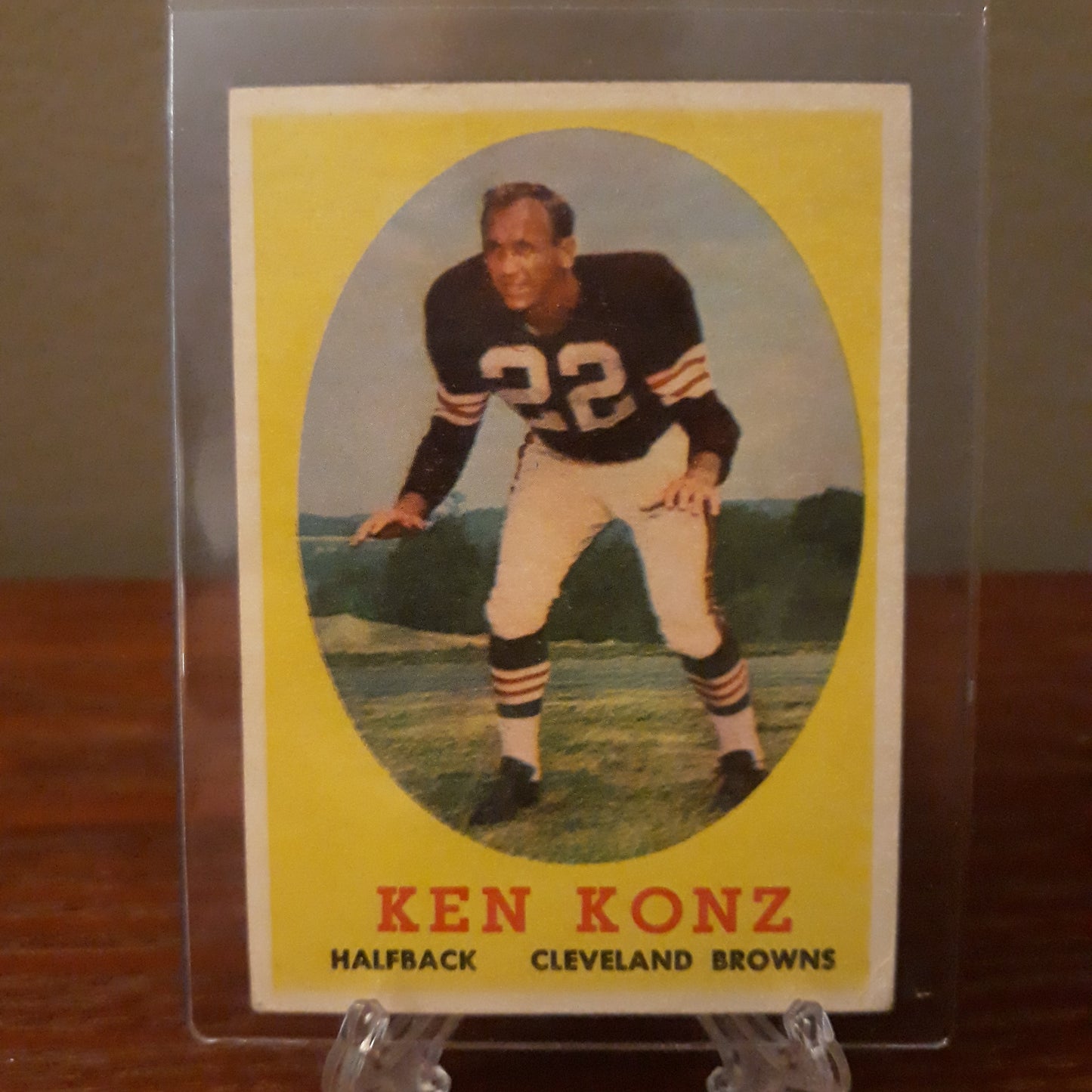 1958 Topps Football Ken Konz #26