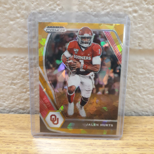 2021 Prizm Draft Picks Gold Ice Jalen Hurts