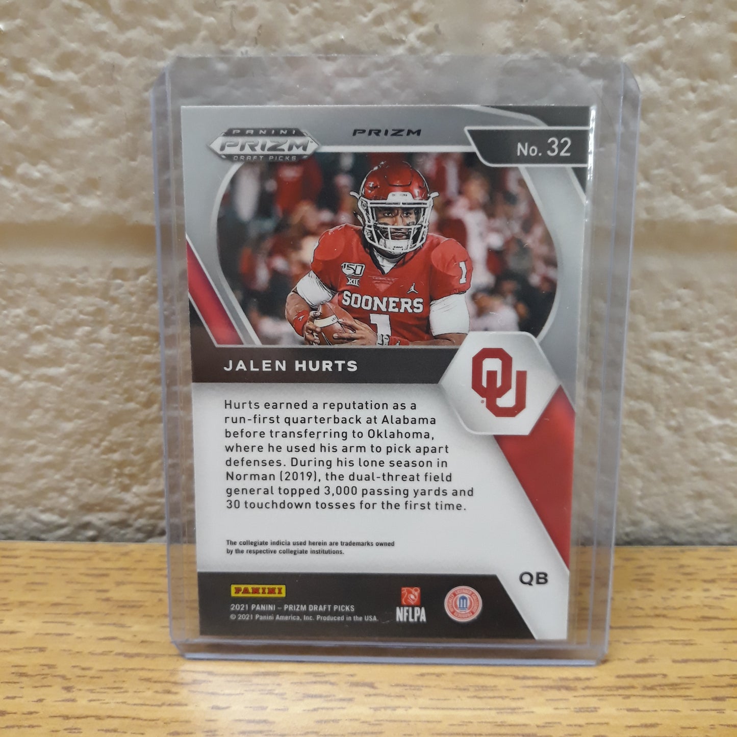 2021 Prizm Draft Picks Gold Ice Jalen Hurts