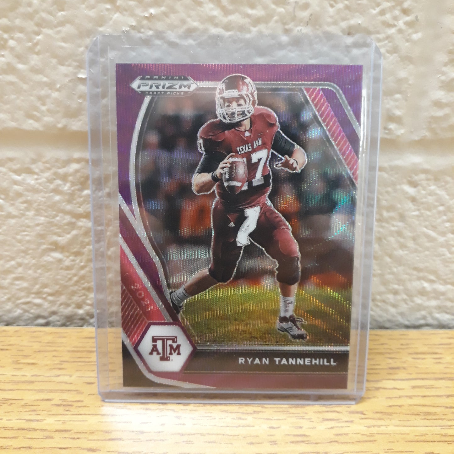 2021 Prizm Draft Picks Purple Wave Ryan Tannehill #18