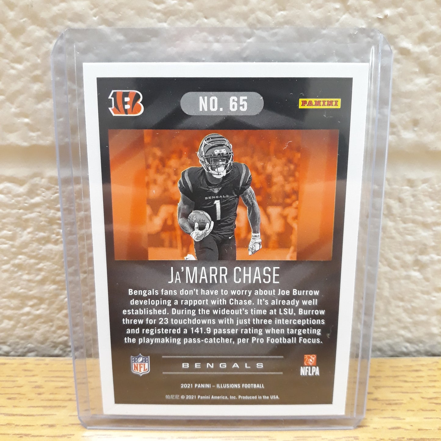 2021 Panini Illusions Ja'Marr Chase Rookie Card